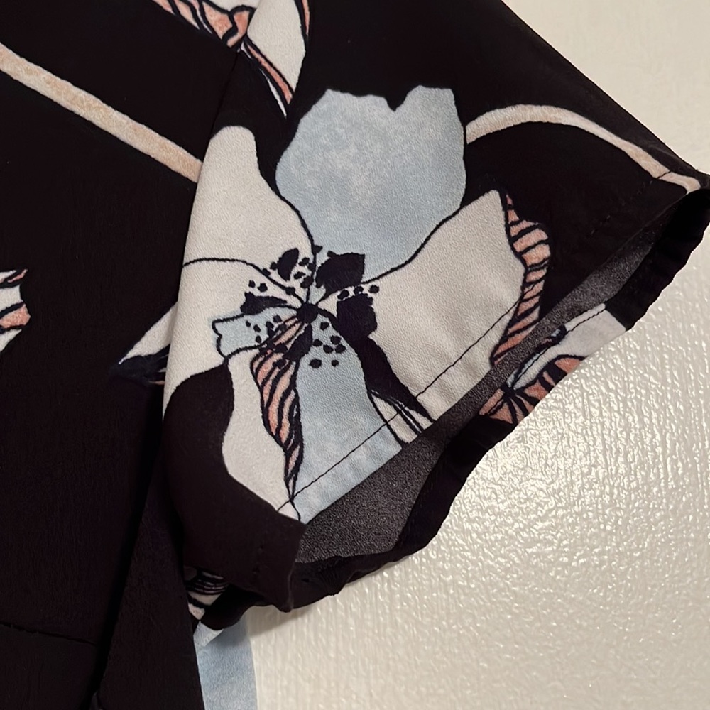 A New Day Black Floral Dress Size XS - Picture 8 of 8